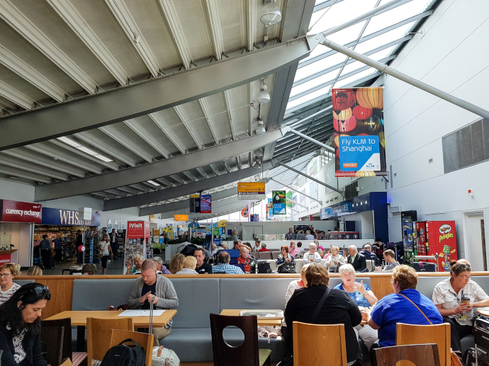 Southampton Airport has a single passenger terminal.